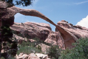 Landscape Arch in Arches Natl. Park