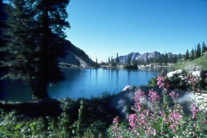 Red Pine Lake in Little Cottonwood Canyon