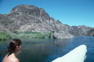 rafting through Black Canyon on the Colorado River below Hoover Dam